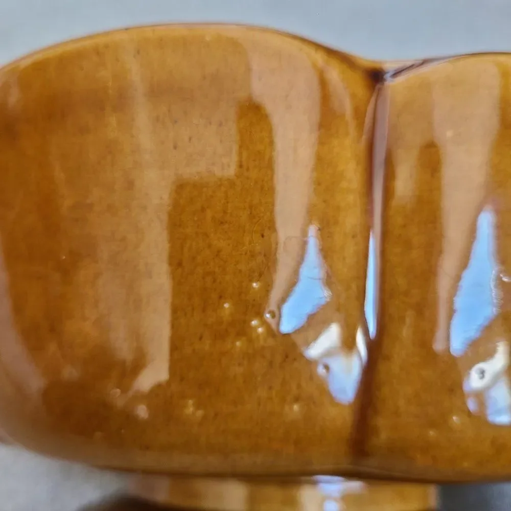 Vintage Haeger #216 Scalloped Planter Floral Petal Ceramic Glazed Pottery
